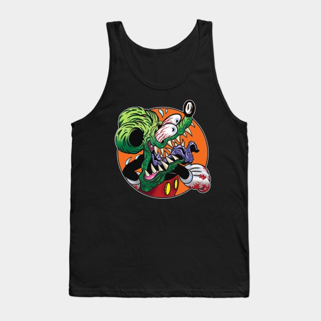 RAY BIGNESS MOUSE FINK Tank Top by Ray Bigness